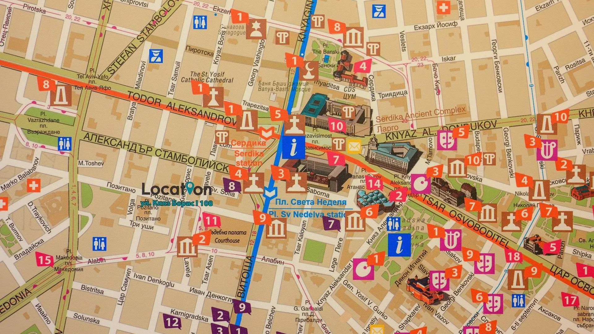 酒店 索菲亞 Location酒店